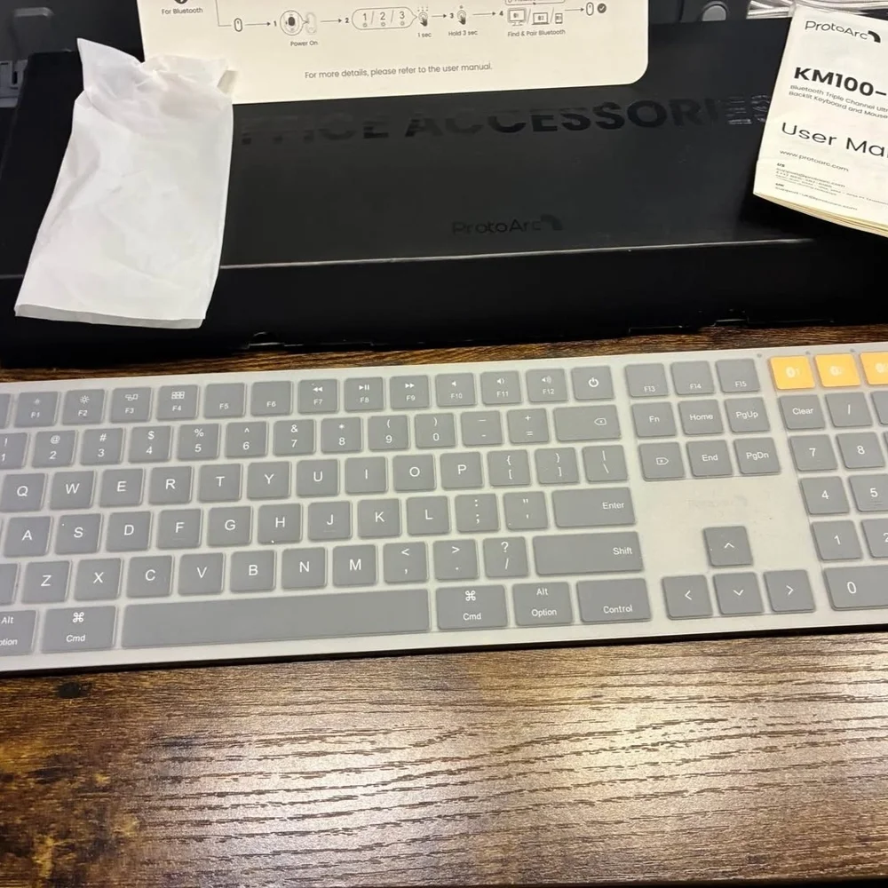ProtoArc Bluetooth Keyboard With Bluetooth Mouse